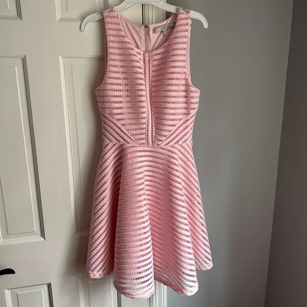 Guess pink dress